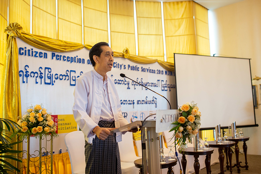 [2019 MDRN Survey] International Conference: Citizen Perception on Yangon City’s Public Services