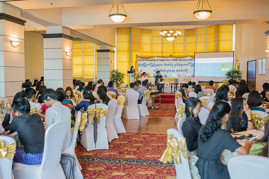 [2019 MDRN Survey] International Conference: Citizen Perception on Yangon City’s Public Services