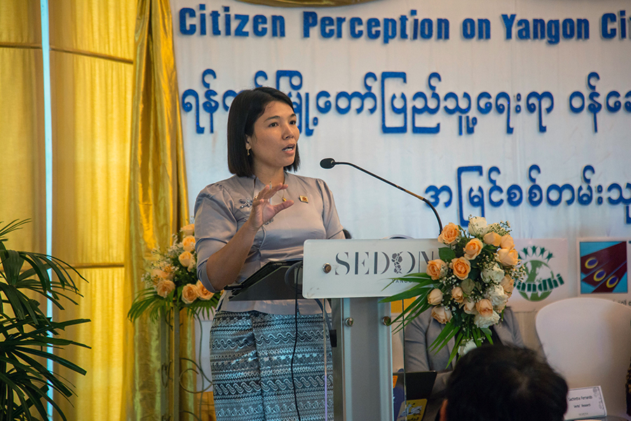 [2019 MDRN Survey] International Conference: Citizen Perception on Yangon City’s Public Services