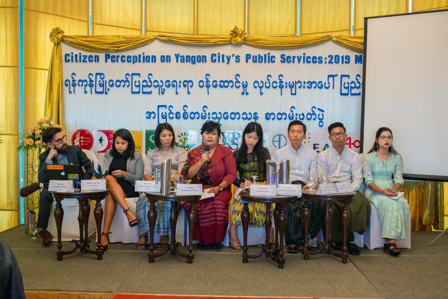 [2019 MDRN Survey] International Conference: Citizen Perception on Yangon City’s Public Services