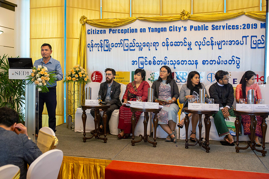[2019 MDRN Survey] International Conference: Citizen Perception on Yangon City’s Public Services