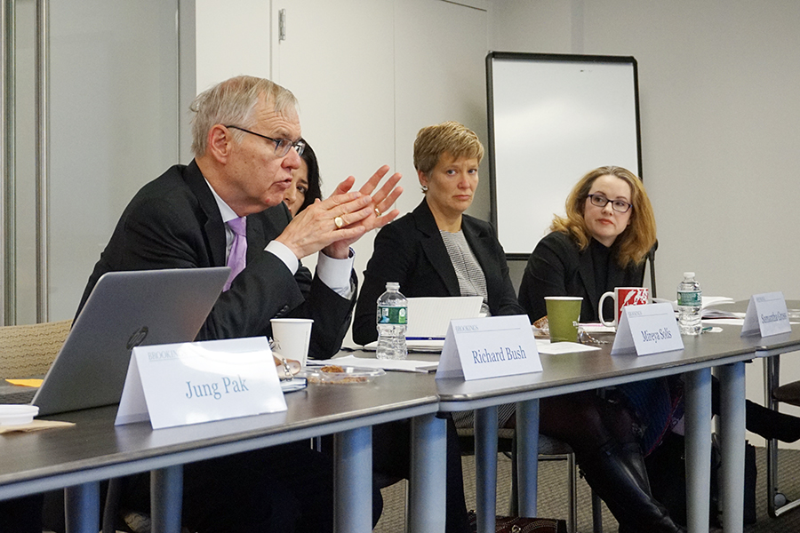 Joint Workshop of EAI- Brookings Institution