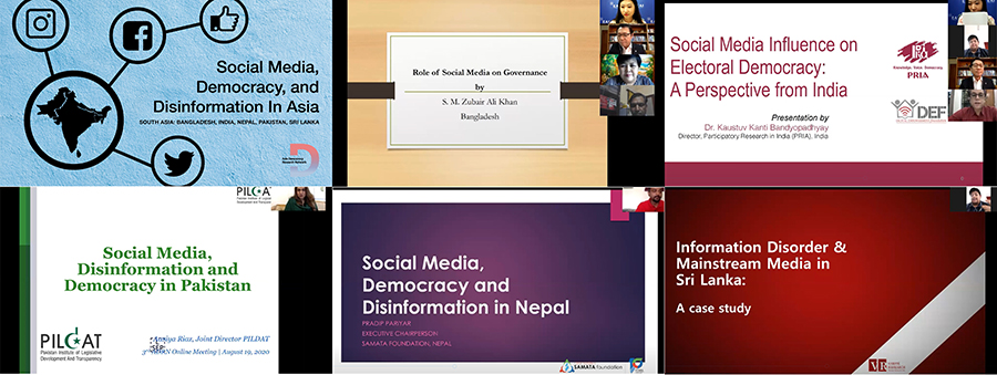 Asia Democracy Research Network Online Workshop: Presentations on South Asia