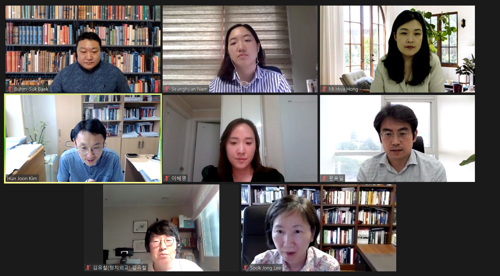 South Korea Democracy Storytelling Online Meeting - International Human Rights Law in the Courts of Republic of Korea