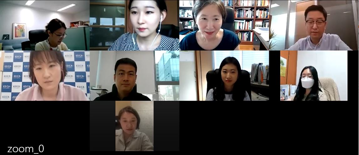 A webinar on ‘Support for Good Governance in Korea through Development Cooperation’ 