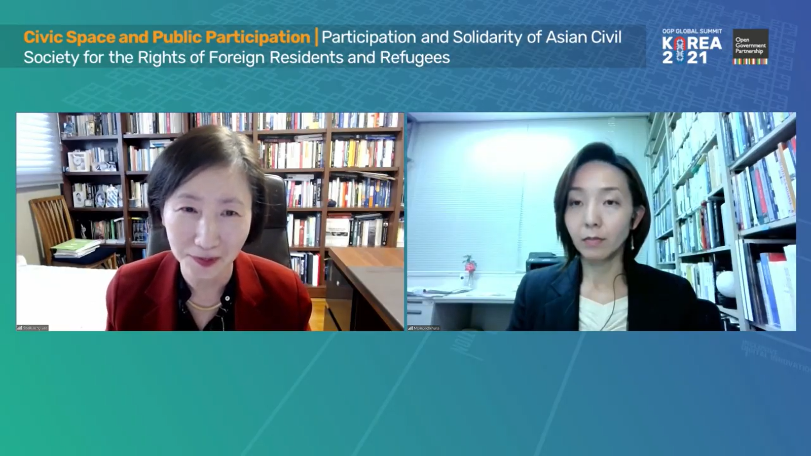 2021 OGP Global Summit: Participation and Solidarity of Asian Civil Society for the Rights of Foreign Residents and Refugees