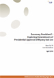 Economy President?: Exploring Determinants of Presidential Approval of Myung-bak Lee